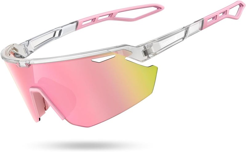 Lamicall 24g Polarized Sports Sunglasses for Men Women - UV400 Protection Sun Glasses for Running Cycling Baseball Fishing - Image 1